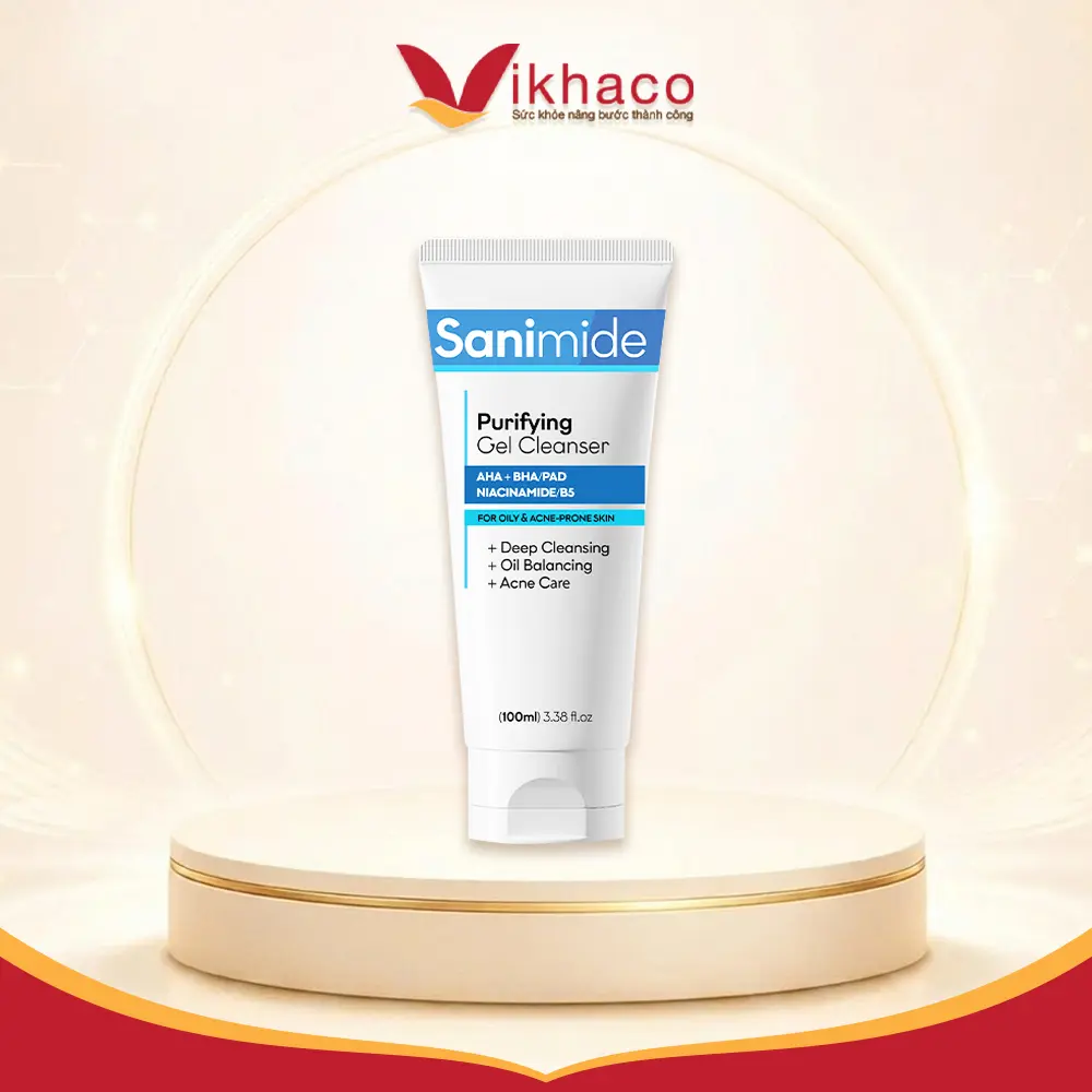 Gel Rửa Mặt Cho Da Dầu Mụn Sanimide
